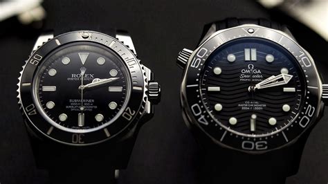 rolex submariner vs omega seamaster 2018|rolex vs omega seamaster review.